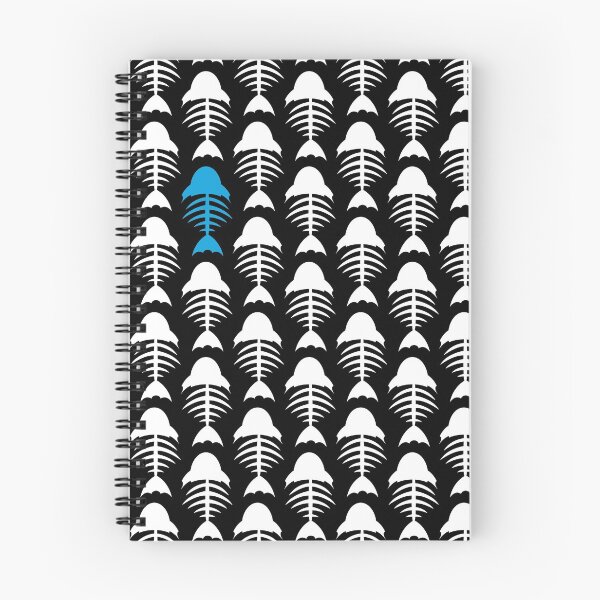 Item preview, Cartoon Fish Fishbone Pattern designed and sold by MurphyCreative.