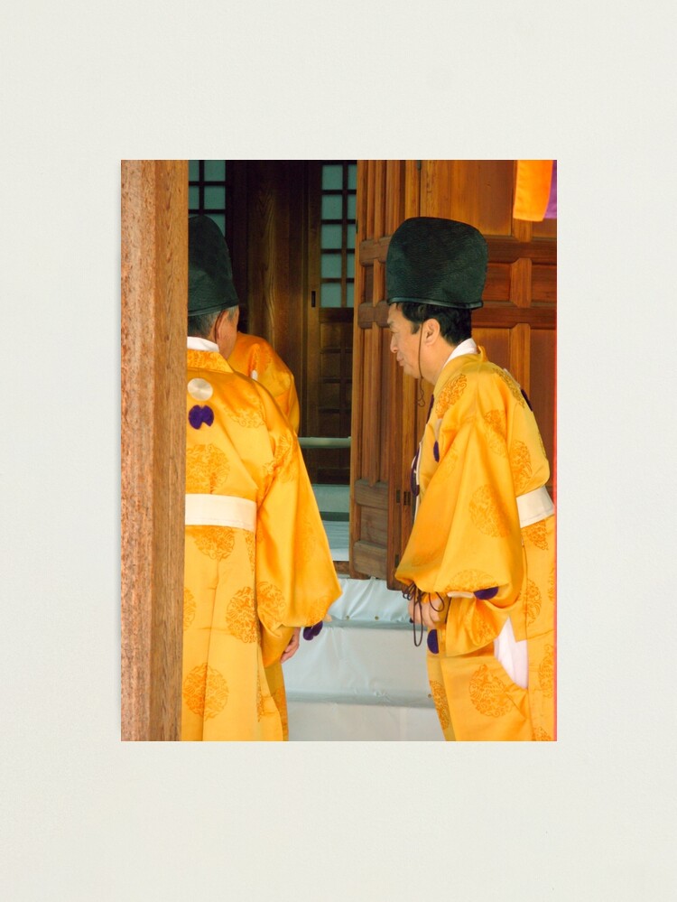 Thumbnail 1 of 3, Photographic Print, Shinto Priests designed and sold by tomoenk6.