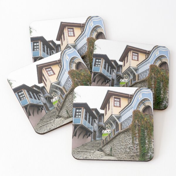 Item preview, Hugging the Narrow Streets - Old Town Plovdiv Fabulous Revival Houses designed and sold by Georgia Mizuleva.