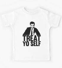 treat yo self Kids Tee