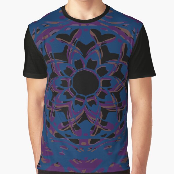 Floral Lace Trellis Mandala 5 Graphic T-Shirt