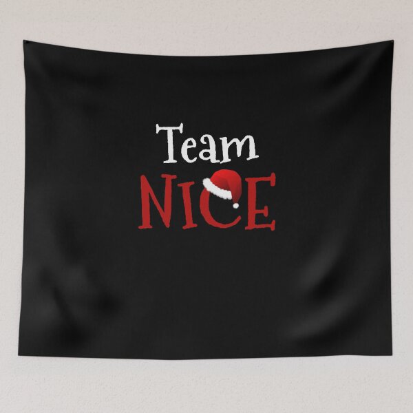 Item preview, Christmas Santa Quote Team Nice Shirt Gift designed and sold by beautifulshirts.