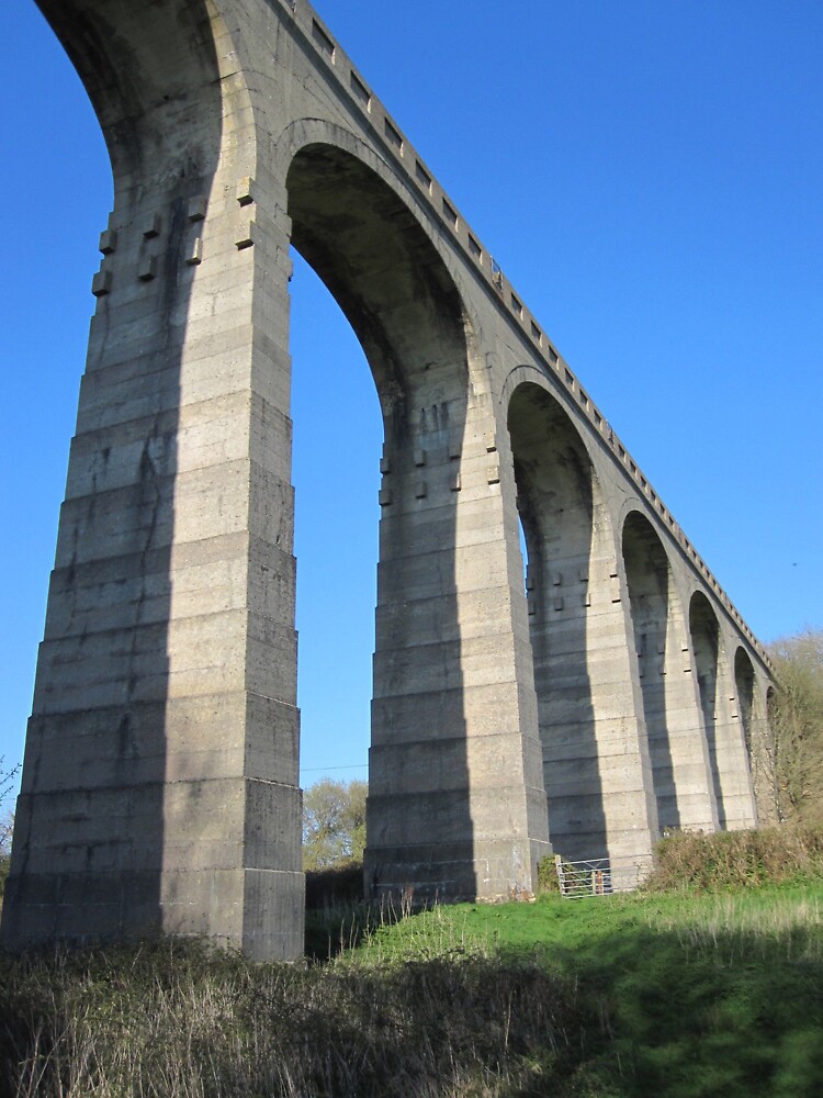 "Lyme Regis branch line Cannington Lane viaduct" by dumpman