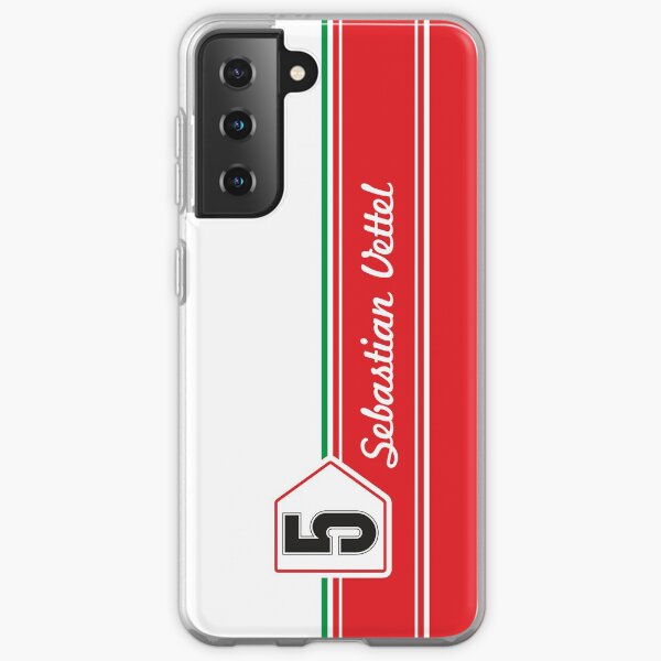 Sebastian Vettel 5 Retro | F1 Samsung Galaxy Soft Case