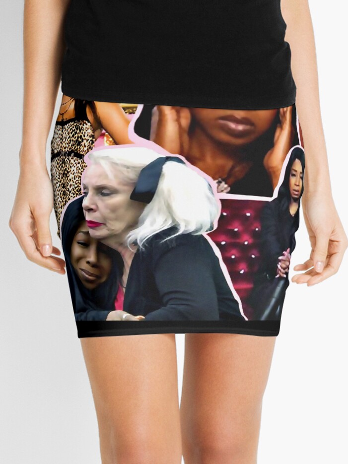 Tiffany Pollard collage montage Flavorette Celebrity memes Reality tv Puns Banter Jokes Funny moments Gift ideas Good vibes Mini Skirt for Sale by avit1 Redbubble