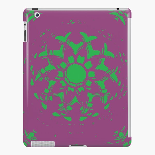 Vanishing Point Floral Abstract Mandala iPad Snap Case