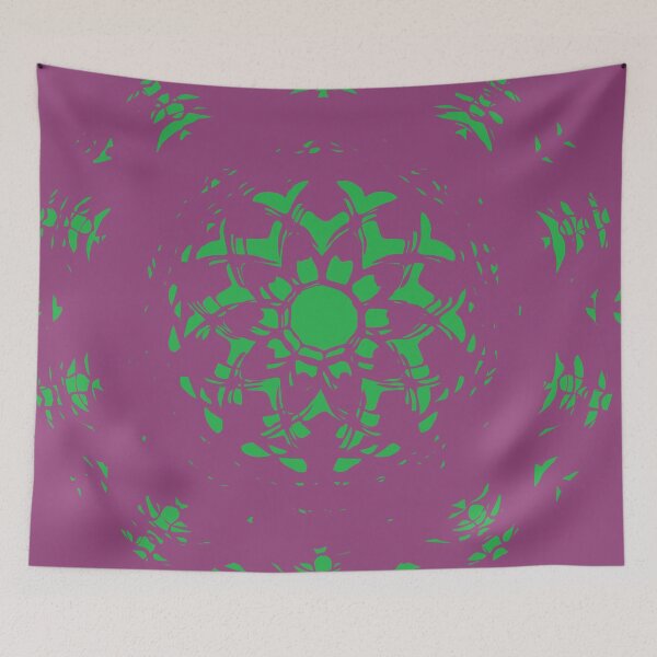 Item preview, Vanishing Point Floral Abstract Mandala designed and sold by Mia Harper Design.