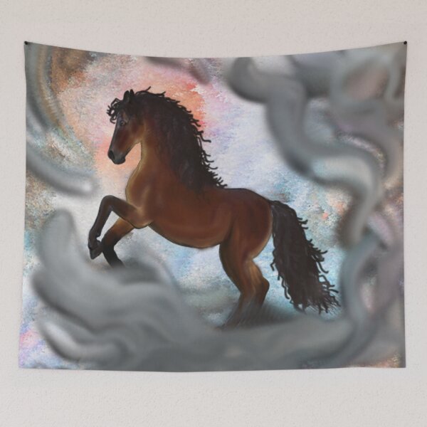 Item preview, Horse Custom Graphic Design Gifts, Horse Stormy Cloud Art for Horse Lovers designed and sold by tamdevo1.