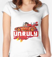 ICONIC SERIES: Unruly Savage_Stay Drippy Women's Fitted Scoop T-Shirt