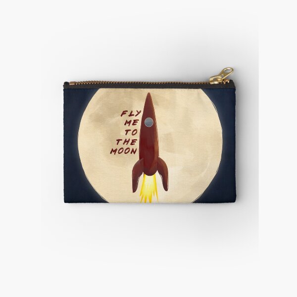 Item preview, Fly me to the moon, on dark background designed and sold by jonathankemp.