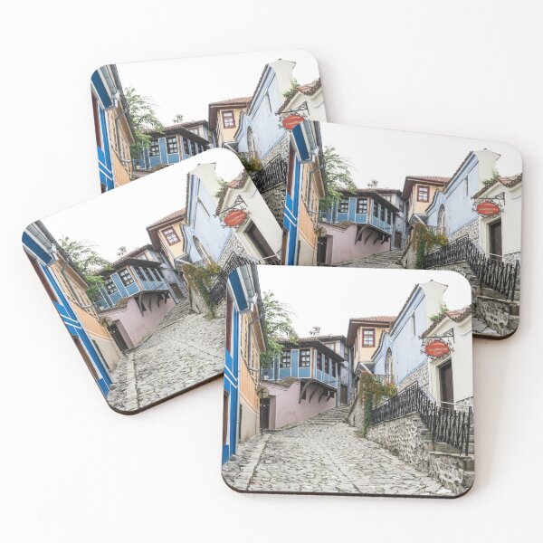 Item preview, Hugging the Narrow Streets - Old Town Plovdiv Splendid Revival Houses designed and sold by Georgia Mizuleva.