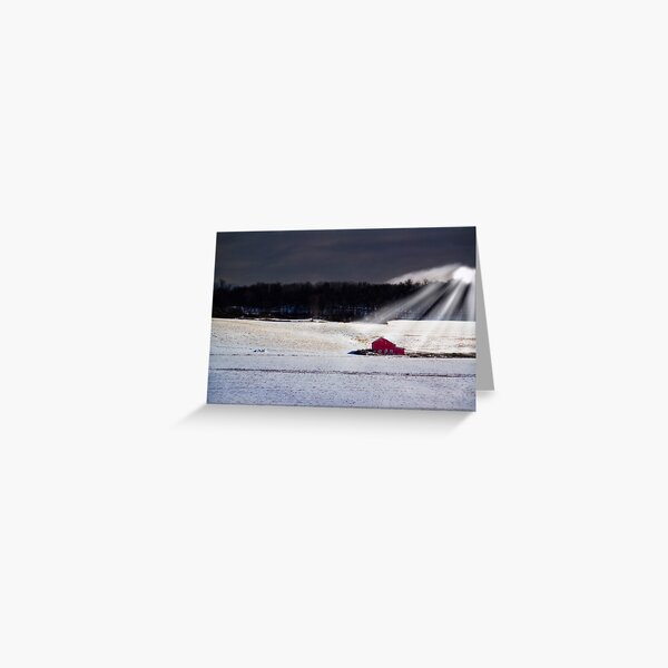 Little Red Barn Greeting Card