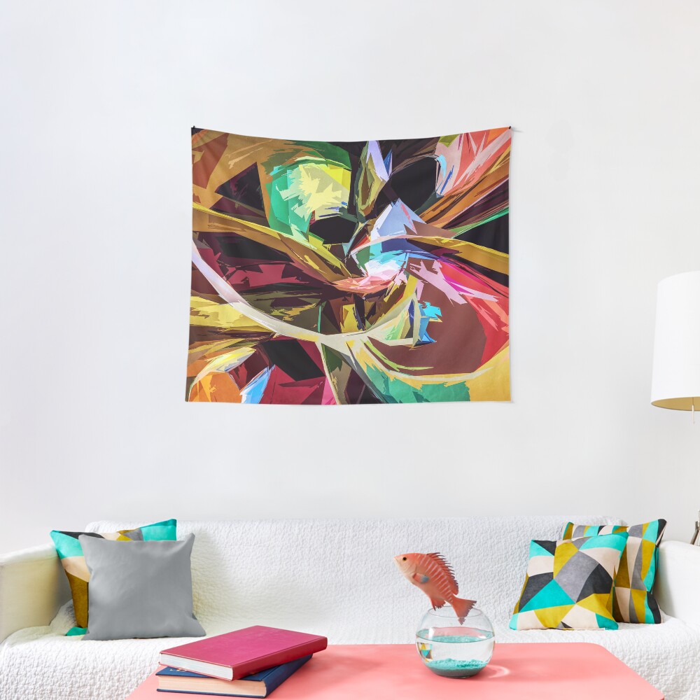 Abstract Colors Tapestry