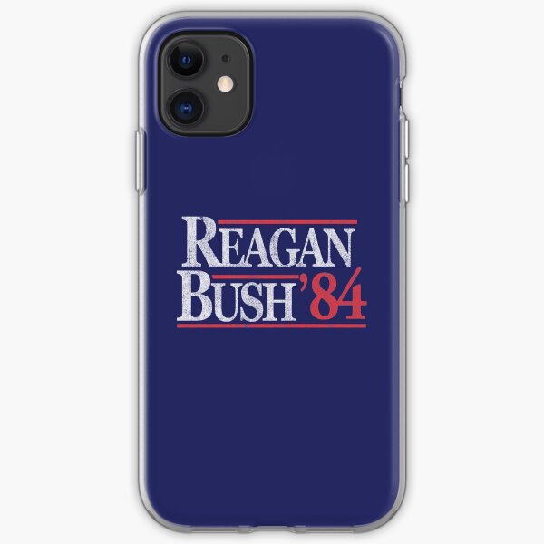 Vintage Reagan Bush 1984 T-Shirt iPhone Soft Case