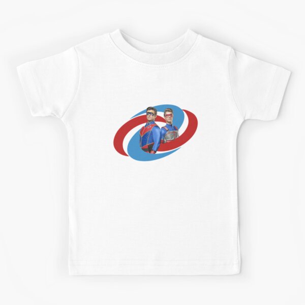 Captain Man and Kid Danger - Logo Kids T-Shirt