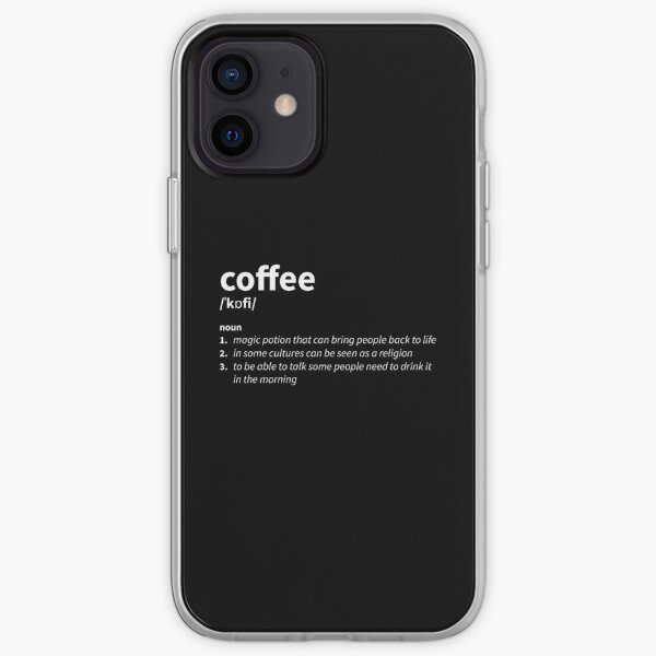 Coffee Definition iPhone Soft Case