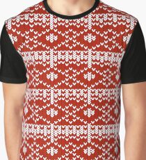 Ugly Christmas sweater pattern Graphic T-Shirt