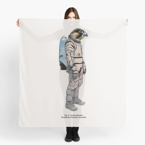 Space Hawk Diagram Scarf