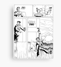 HSC Major Work Comic page 3 Canvas Print