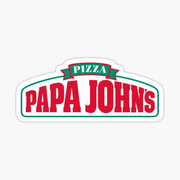 Papa Johns logo Sticker