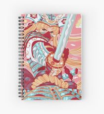 Samurai Moon Spiral Notebook