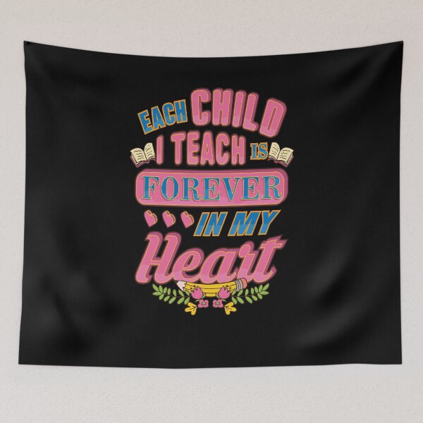 Item preview, Each Child I Teach is Forever In My Heart Teacher T-Shirt designed and sold by woodsgoodsco.