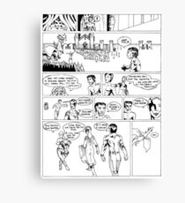HSC Major Work Comic page 7 Canvas Print