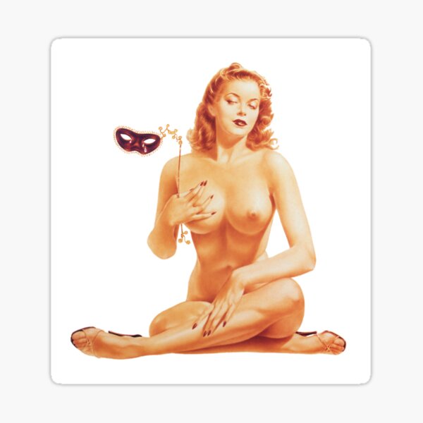 Alberto Vargas Pin Up Art Sticker