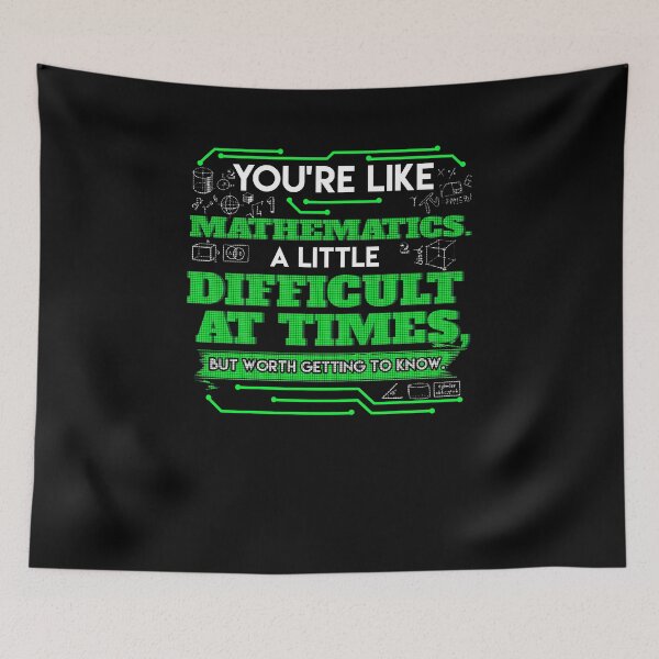 Item preview, Math Is Difficult But Worth It Math Teacher Compliment Shirt designed and sold by woodsgoodsco.