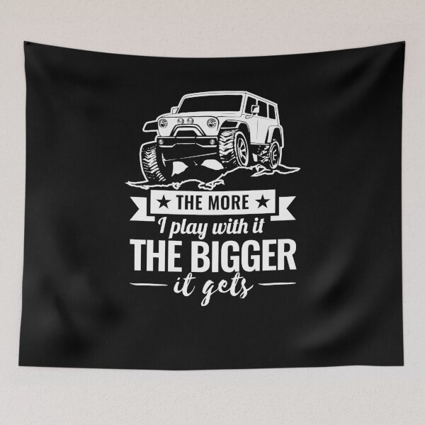 Item preview, The More I Play With It The Bigger It Gets Jeeping T-Shirt designed and sold by woodsgoodsco.