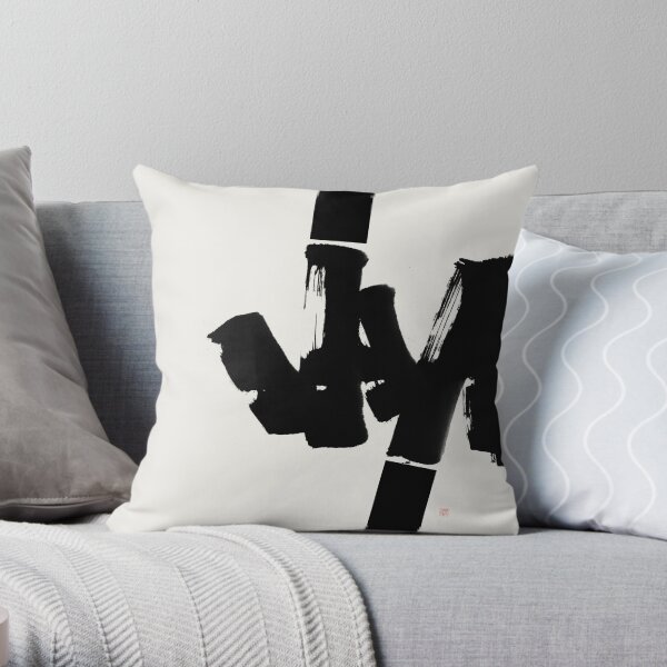 Construction (West Meets East Series) Throw Pillow