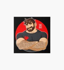 ADAM LIKES CROSSING ARMS Art Board Print