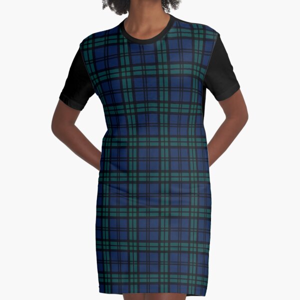 black watch plaid dress