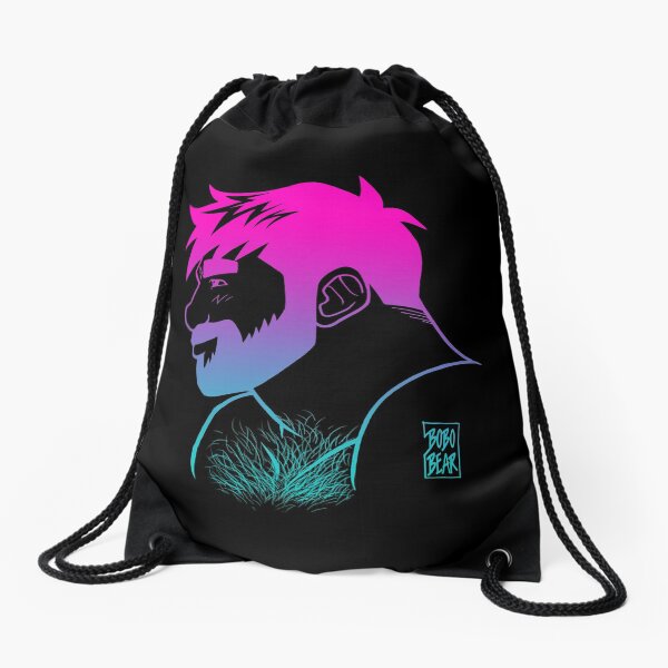 ADAM LIKES RAINBOWS Drawstring Bag