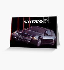 VOLVO 480 Greeting Card