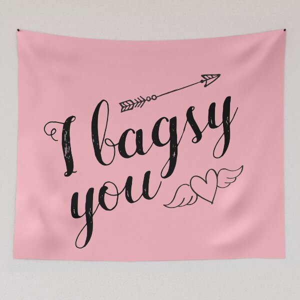 Item preview, I Bagsy You - Love - Great British Sayings Collection designed and sold by stackeddesigns.