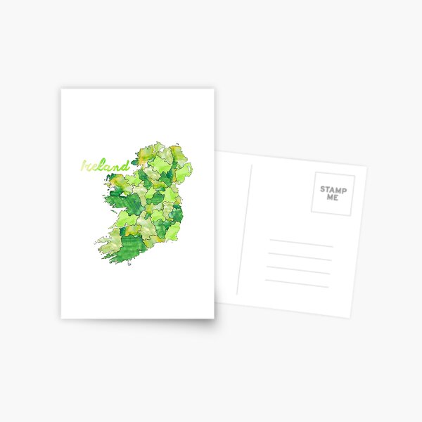 Item preview, Watercolor Countries - Ireland designed and sold by Erin McIntosh.
