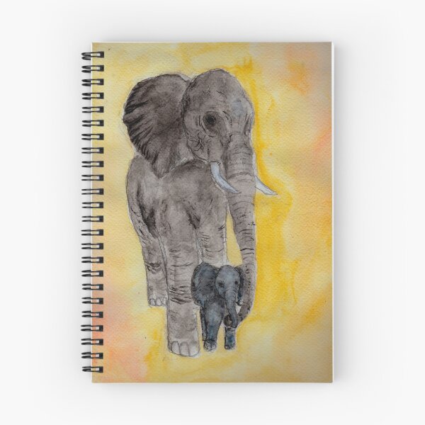 Item preview, Mama and Baby Elephant designed and sold by Jen Hallbrown.