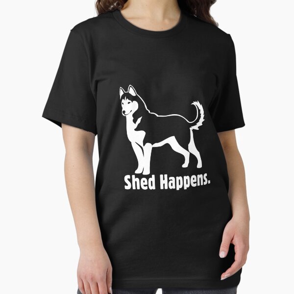 Item preview, Shed Happens | Siberian Husky Dog | NickerStickers® on Redbubble designed and sold by NickerStickers.