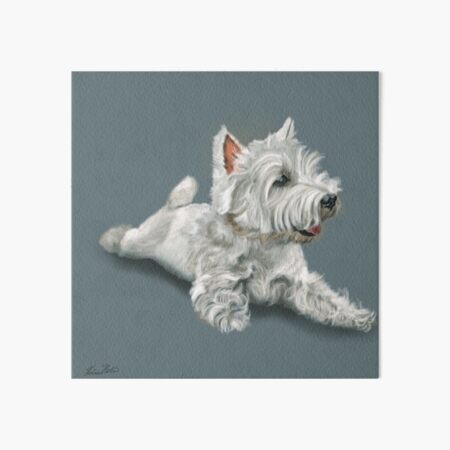 West Highland Terrier Westie Art Board Print