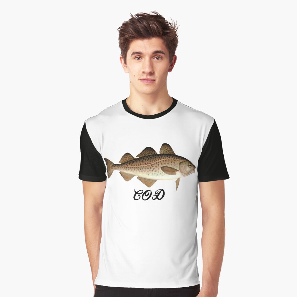 Cod - Fish - Fishing - Cod Shirt - Fish Shirt - Fishing Shirt - Cod  Fishing Essential T-Shirt for Sale by Galvanized