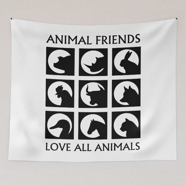 Item preview, Animal friends love all animals designed and sold by RatArt Designs.
