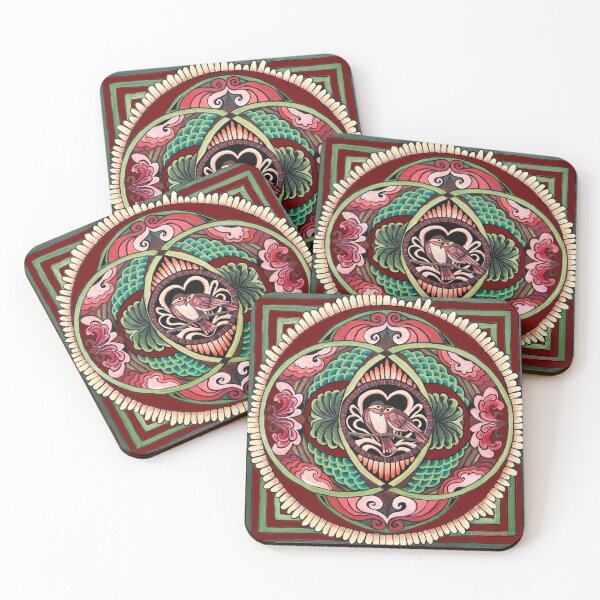Item preview, Lovebird Mandala designed and sold by Julie Ann Accornero.