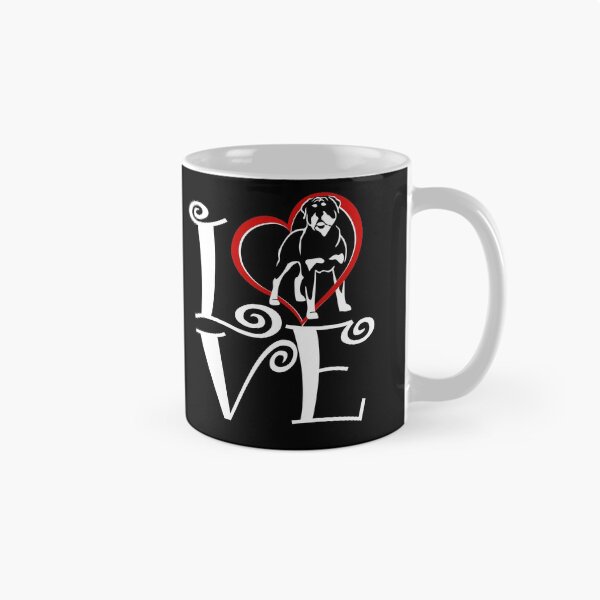 Item preview, Rottweiler Love Heart | NickerStickers® on Redbubble designed and sold by NickerStickers.