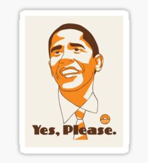 Obama-yes Please Sticker