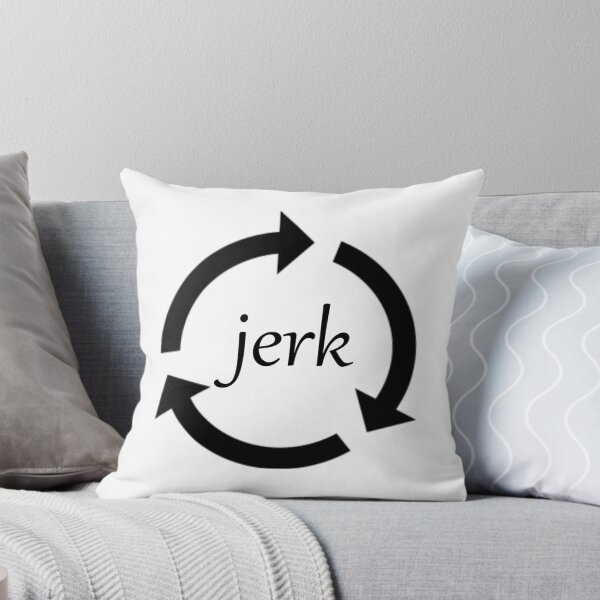Circle jerk Throw Pillow