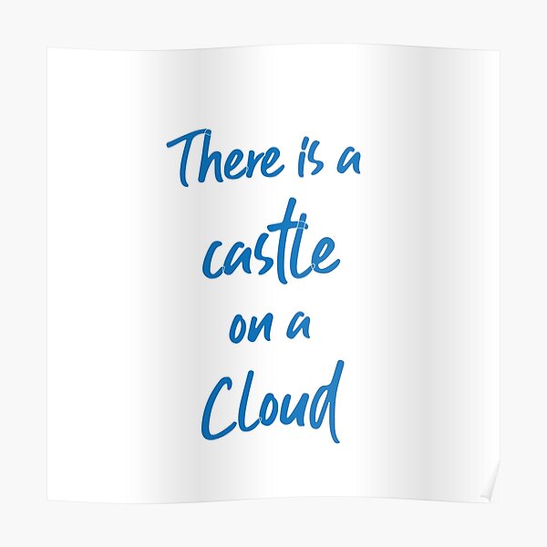 "Les Mis There is A Castle on A Cloud" Poster by broadwayisland Redbubble