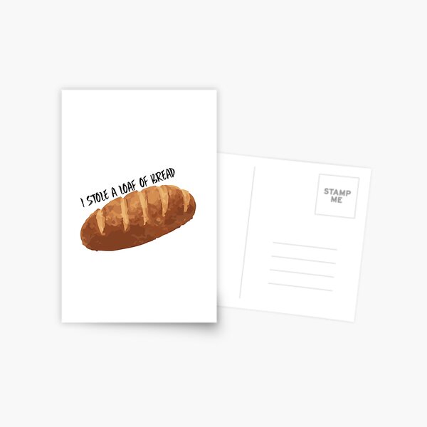 I Am Bread Postcards Redbubble - john roblox clown bread