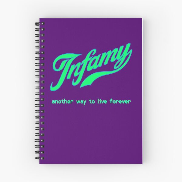 Item preview,  A greener infamy, also a way to live forever fame parody shirt and novelty items designed and sold by Scott C. L. Hollingsworth.