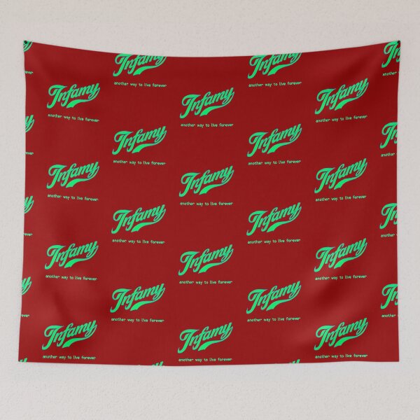 Item preview,  A greener infamy, also a way to live forever fame parody shirt and novelty items designed and sold by Scott C. L. Hollingsworth.